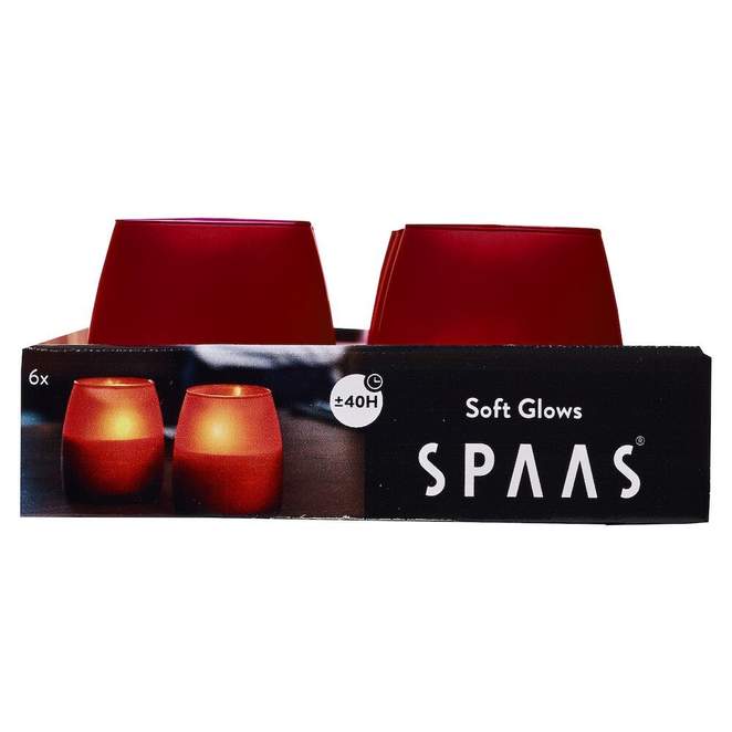 SPAAS Soft Glows - wijnrood - 